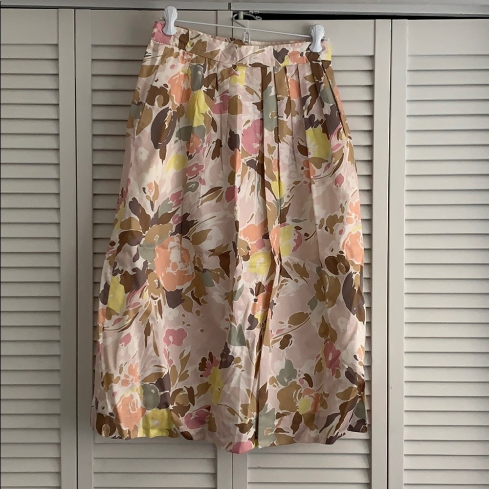 Vintage Cottage Tailor Made in USA A Line Skirt 8